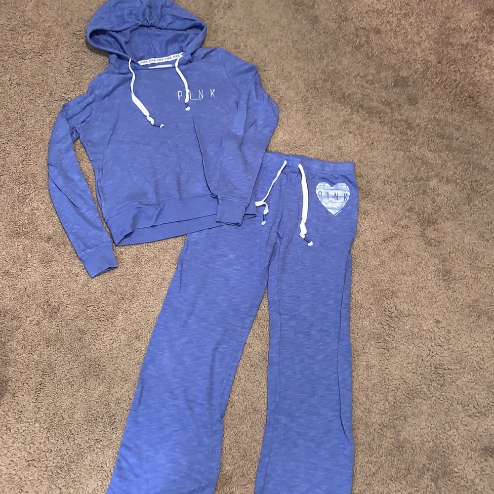 Pink sweatpant/sweatshirt set NEVER WORN